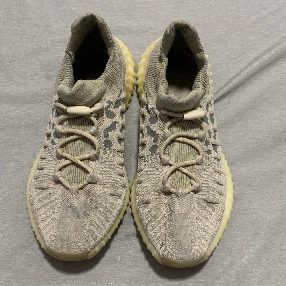 Adidas Yeezy Boost 350 V2 CMPCT Slate Bone Mens Knit Sneakers HO6519